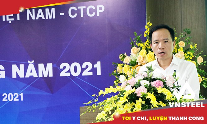 Mr. Tran Huu Hung - Member of the Board of Directors of VNSTEEL approved the program, organization and working regulations at the General Meeting