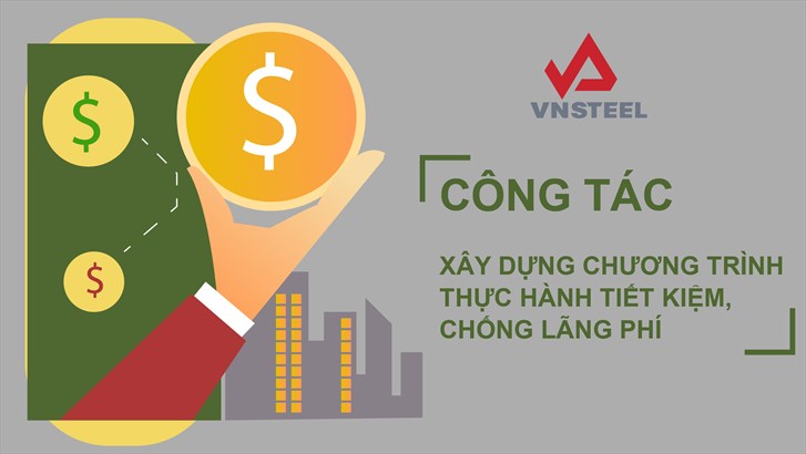 Công tác xây dựng Chương trình thực hành tiết kiệm, chống lãng phí tại VNSTEEL