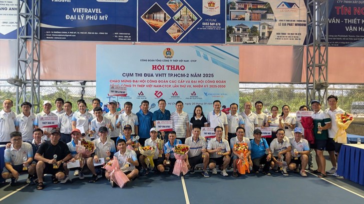Công đoàn Tổng công ty Thép Việt Nam - CTCP tổ chức thành công Cụm thi đua VHTT khu vực TP.HCM 2 năm 2025