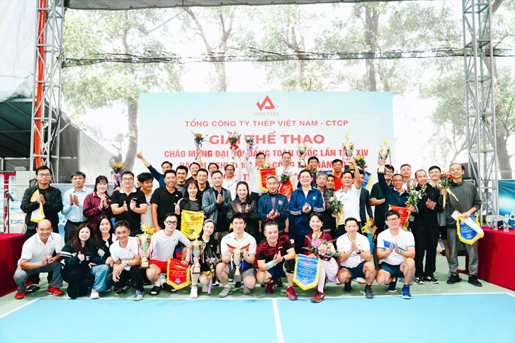 VNSTEEL tổ chức Giải Thể thao chào mừng Đại hội Đảng toàn quốc lần thứ XIV và Hội nghị Tổng kết công tác năm 2025